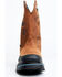 Image #4 - Cody James Men's 11" Decimator Waterproof Western Work Boots - Nano Composite Toe, Brown, hi-res