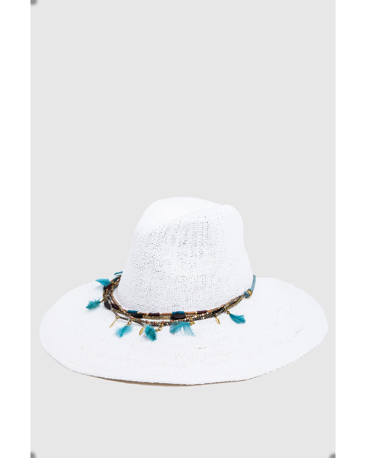 Image #2 - Nikki Beach Women's Dara Straw Western Fashion Hat, White, hi-res
