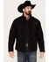 Image #1 - Ariat Men's Vernon Sherpa 2.0 Snap Softshell Jacket, Black, hi-res