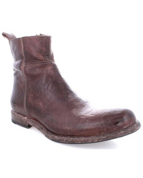 Image #1 - Bed Stu Men's Kaldi Western Casual Boots - Round Toe, Brown, hi-res