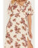 Image #3 - Shyanne Women's Renee Floral Print Short Sleeve Midi Dress, Natural, hi-res