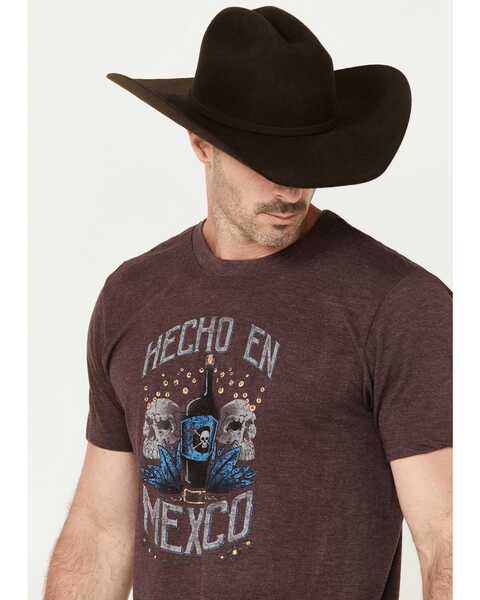 Image #2 - Moonshine Spirit Men's En Mexico Short Sleeve Graphic T-Shirt, Purple, hi-res
