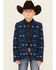 Image #1 - Rock & Roll Denim Boys' Southwestern Print Blazer, Blue, hi-res