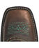 Justin Women's Mandra Chocolate Western Boots - Broad Square Toe, Chocolate, hi-res