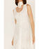 Image #4 - Scully Women's Lace-Up Jacquard Maxi Dress, Ivory, hi-res