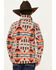 Powder River Outfitters Boys' Southwestern Print Fleece Pullover , Tan, hi-res