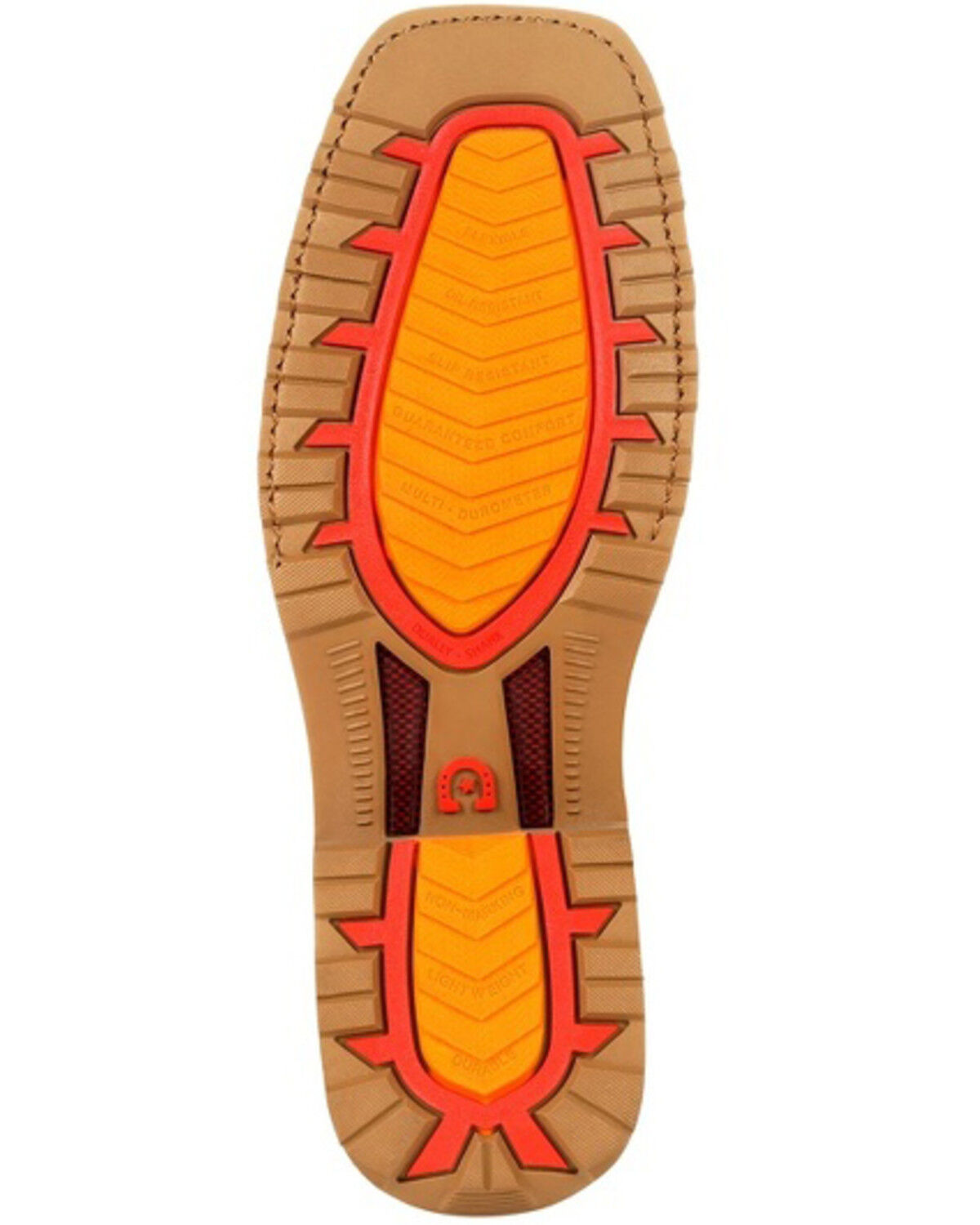 Image #7 - Durango Men's Maverick Pro Western Work Boots - Steel Toe, Red, hi-res