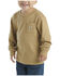 Image #2 - Carhartt Toddler Boys' Tractor Long Sleeve Pocket T-Shirt, Khaki, hi-res