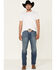 Image #1 - Cinch Men's Silver Label Performance Stretch Slim Straight Jeans, Indigo, hi-res