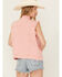 Image #4 - Blue B Women's Rhinestone Denim Vest, Pink, hi-res