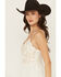 Image #2 - Shyanne Women's Swiss Dot Embroidered Mesh Cami, Ivory, hi-res