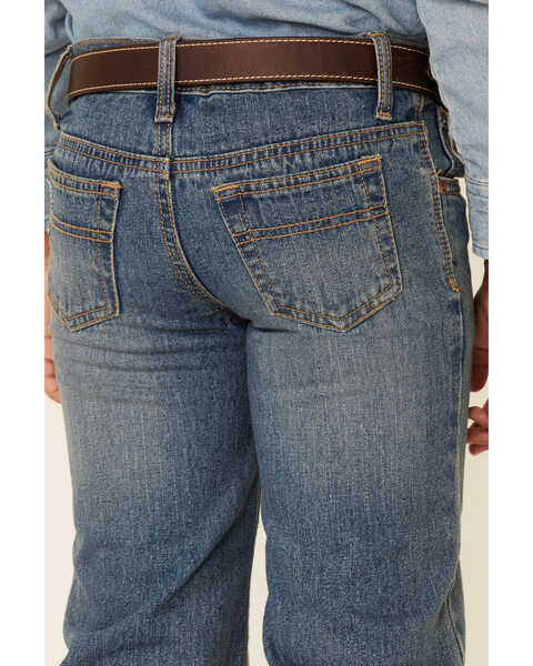 Image #3 - Cinch Boys' White Label Jeans - 8-18 Regular, Denim, hi-res