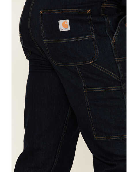 Image #4 - Carhartt Men's Rugged Flex Relaxed Double Front Work Jeans , Indigo, hi-res