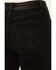Image #4 - Flying Monkey Women's High Rise Cropped Ankle Stretch Flare Jeans, Black, hi-res