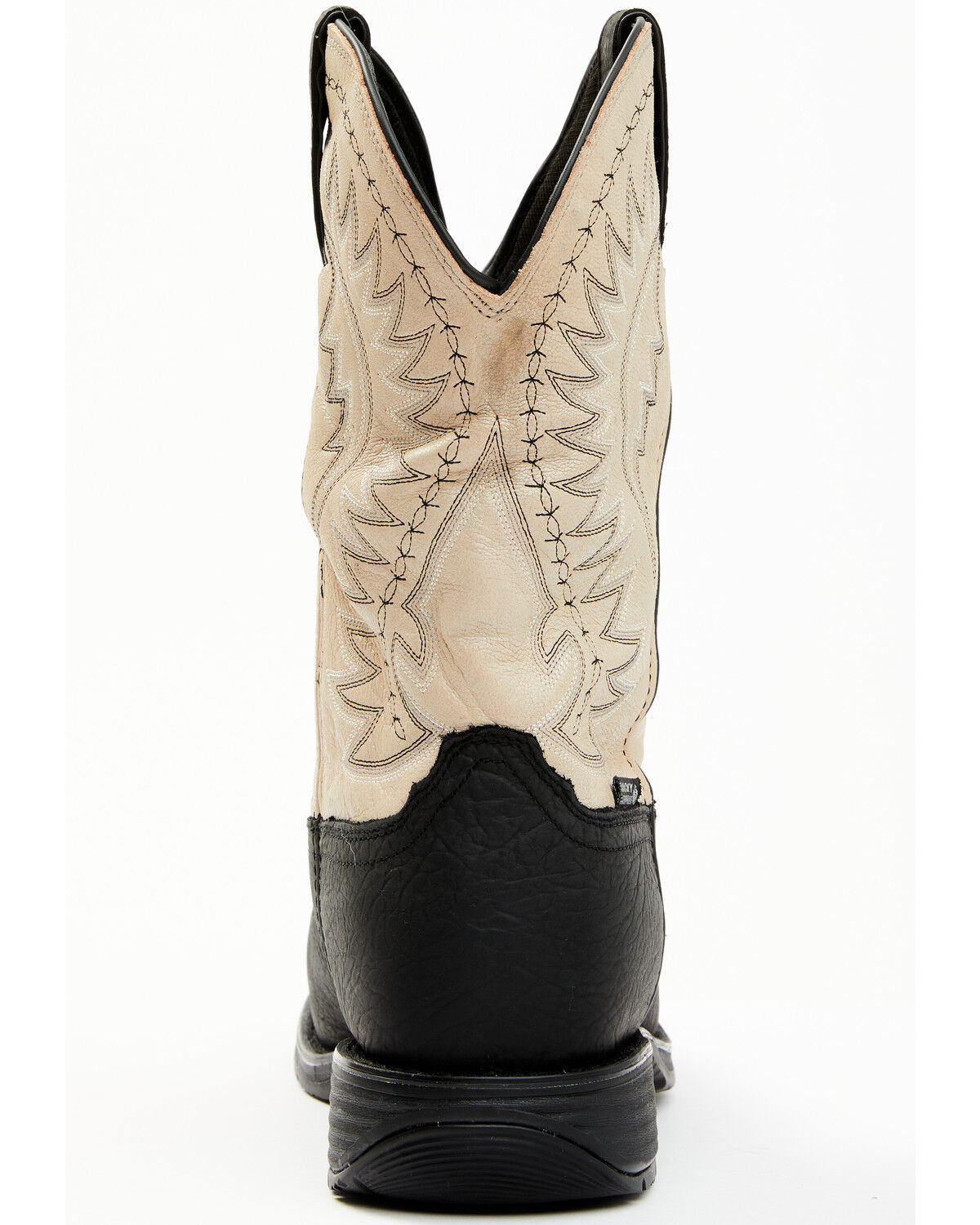 Image #5 - Rocky Men's Rugged Trail Pull On Western Work Boots - Steel Toe, , hi-res