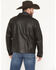 Image #4 - Cody James Men's Faux Leather Moto Jacket - Big, Dark Brown, hi-res