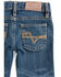 Image #4 - Cody James Toddler Boys' Saguaro Dark Wash Mid Rise Stretch Slim Bootcut Jeans , Blue, hi-res