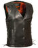 Image #1 - Milwaukee Leather Women's Stud & Wings Leather Vest - 5X, , hi-res