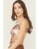 Image #2 - Youth in Revolt Women's Screen Print Mesh Tank, Blue, hi-res