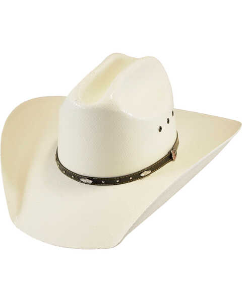 Image #1 - Justin Kids' Black Hills Jr Straw Cowboy Hat , Ivory, hi-res