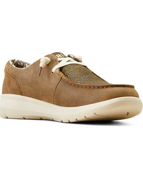 Image #1 - Ariat Women's Hilo Casual Shoes - Moc Toe , Brown, hi-res