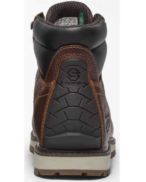 Image #4 - Timberland Men's 6" Irvine Work Boots - Alloy Toe, Brown, hi-res