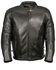Image #1 - Milwaukee Leather Men's Lace Side Vented Scooter Jacket - 3X, Black, hi-res