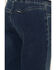 Image #4 - Wrangler Girls' Tori Pull-On Flare Stretch Jeans , Dark Wash, hi-res