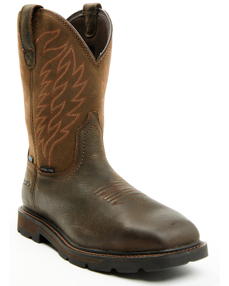 cheap mens square toe boots
