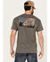 Image #4 - Browning Men's Hunters Flag Short Sleeve T-Shirt, Charcoal, hi-res