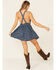 Image #4 - Free People Women's Petunia Mini Dress, Black, hi-res