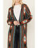 Image #3 - Rock & Roll Denim Women's Southwestern Print Long Sleeve Duster, Rust Copper, hi-res