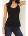 Image #3 - Idyllwind Women's Weona Studded Faux Suede Cami, Black, hi-res