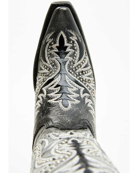 Image #6 - Corral Women's Studded Western Boots - Snip Toe , Black, hi-res