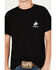 Image #3 - Ariat Boys' Bronco Flag Short Sleeve Graphic T-Shirt , Black, hi-res