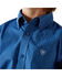 Image #2 - Ariat Boys' Geo Print Long Sleeve Button-Down Western Shirt, Blue, hi-res