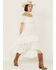 Image #2 - Shyanne Women's Off The Shoulder High-Low Dress, White, hi-res