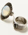 Image #2 - Shyanne Women's Moonstone Ring Set - 4 Piece , Silver, hi-res