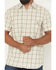 Image #3 - Carhartt Men's Bozeman Rugged Flex&reg; Relaxed Fit Plaid Print Short Sleeve Button-Down Work Shirt, Stone, hi-res