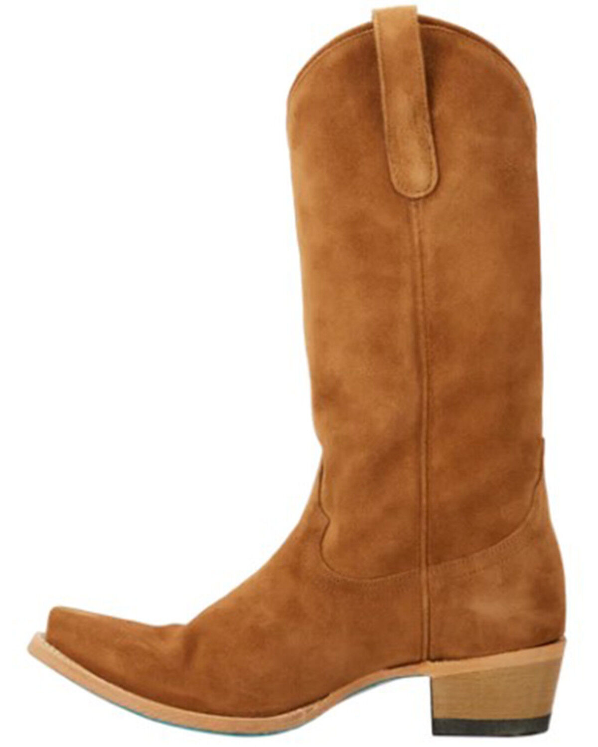 Image #3 - Lane Women's Emma Jane Suede Tall Western Boots - Snip Toe, Brown, hi-res