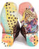 Image #2 - Tin Haul Little Girls' Wild Cat Western Boots - Broad Square Toe, Brown, hi-res