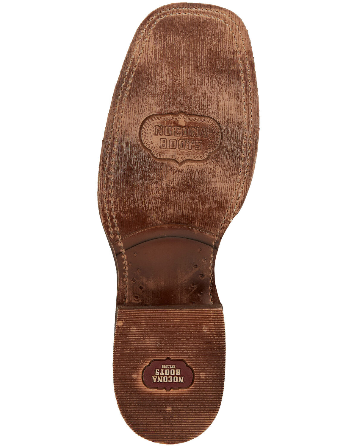 Image #7 - Nocona Men's Turner Chocolate Western Boots - Broad Square Toe, , hi-res
