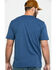 Image #2 - Carhartt Men's Signature Logo Graphic Short Sleeve Work T-Shirt, Indigo, hi-res