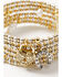 Image #2 - Shyanne Women's Western Muse Cowgirl Charms Wrap Beaded Bracelet, Gold, hi-res