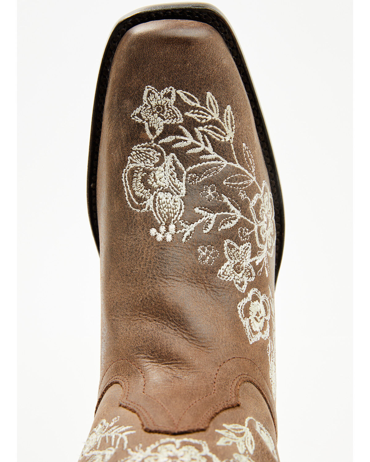 Image #6 - Shyanne Women's Wildflower Western Boots - Square Toe, Chocolate, hi-res