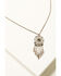 Image #1 - Shyanne Women's Moonrise Canyon Dreamcatcher Necklace, Silver, hi-res
