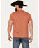 Rock & Roll Denim Men's Scenic Skull Short Sleeve Graphic T-Shirt, Rust Copper, hi-res