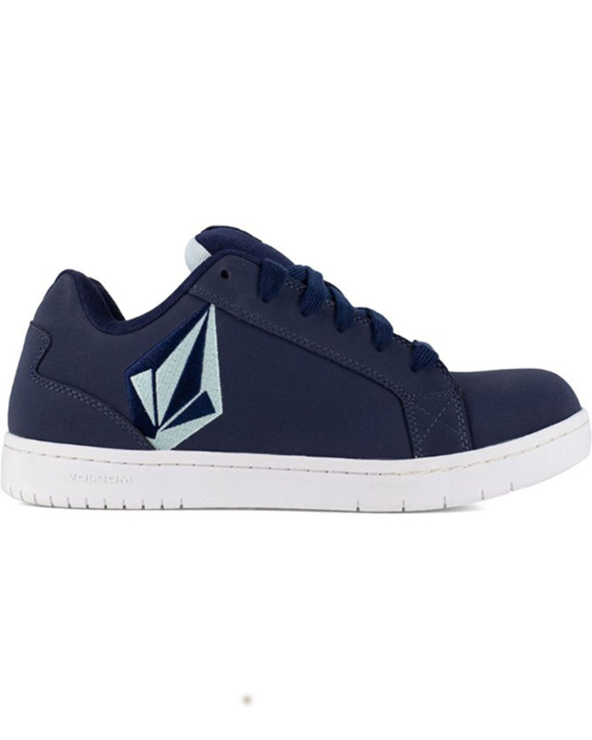 Image #2 - Volcom Men's Stone Skate Inspired Work Shoes - Composite Toe, Blue, hi-res