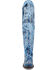 Image #4 - Dan Post Women's Moxie Tall Western Boots - Snip Toe, Blue, hi-res
