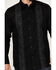 Image #3 - Moonshine Spirit Men's Embroidered Long Sleeve Snap Western Shirt, Black, hi-res